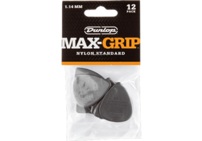 DUNLOP 449P114 MEDIATORS MAXGRIP NYLON 1.14MM PAR 12-1