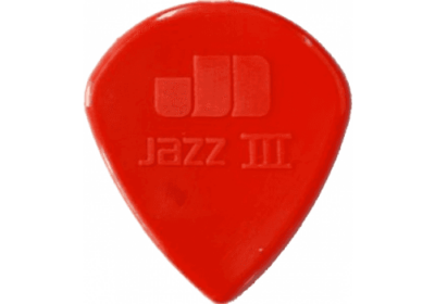 DUNLOP MEDIATOR 1.18MM NYLON JAZZ III ROUGE-1