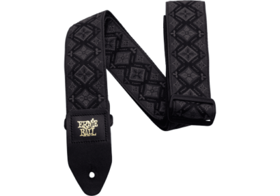 ERNIE BALL 4093 SANGLE JACQUARD REGAL BLACK-1