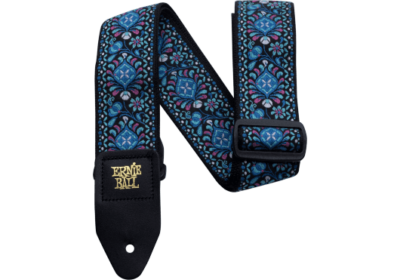 ERNIE BALL 4097 SANGLE JACQUARD INDIGO ORCHID-1