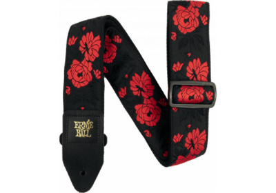 ERNIE BALL 5335 SANGLE JACQUARD TANGO ROSE-1