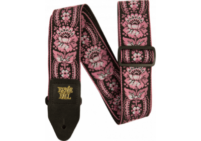 ERNIE BALL 5347 SANGLE JACQUARD PINK ORLEANS-1