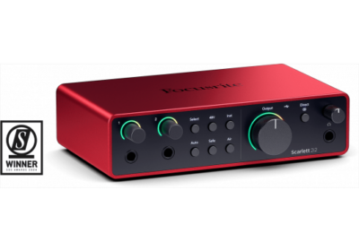 FOCUSRITE SCARLETT4-2I2 4TH GEN - 2 IN / 2 OUT - USB-C-1