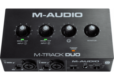 M Audio M Track Duo 2 Canaux 2 Entrees Combo Xlr Jack