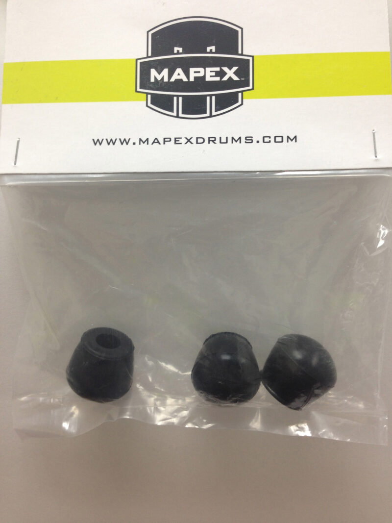 MAPEX MFTLRT3 PACK DE 3 CAOUTCHOUCS PIED TOM BASSE-1