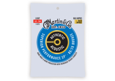 MARTIN MA140PK3 PACK DE 3 AUTHENTIC, LIGHT, 80/20-1