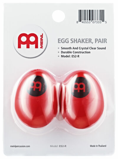 MEINL ES2-R OEUF SHAKER PLASTIQUE ROUGE-1