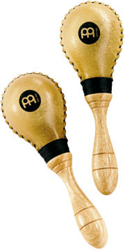 MEINL MSM2 MARACAS PEAU ANIMALE MODELE MOYEN-1