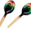 MEINL MWM1MC PAIRE DE MARACAS OVALES COULEURS-1