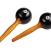 MEINL PM1BK MARACAS RONDS PLASTIQUE NOIR-1