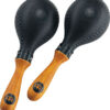 MEINL PM2BK MARACAS OVALES PLASTIQUE NOIR-1