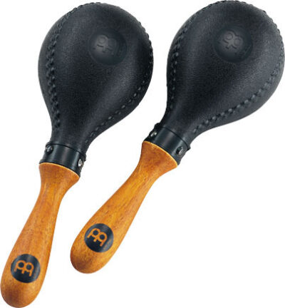 MEINL PM2BK MARACAS OVALES PLASTIQUE NOIR-1