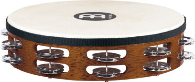 MEINL TAH2AB TAMBOURIN BOIS AVEC PEAU BRUN-1