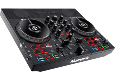 NUMARK PARTY MIX LIVE CONTROLEUR 2 voies, 8 pads, carte son, lumières, moniteurs-1