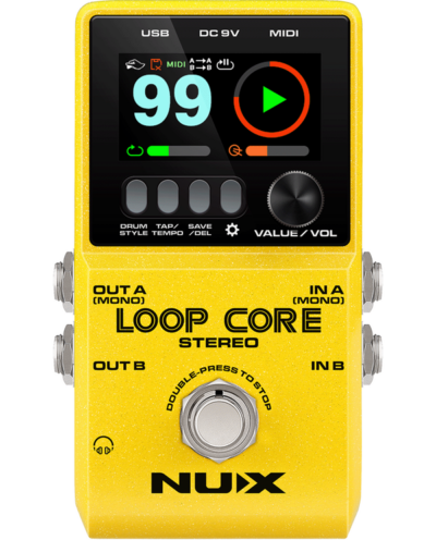 Nux Loopcore Stereo Pedale Looper Boite A Rythmes Stereo