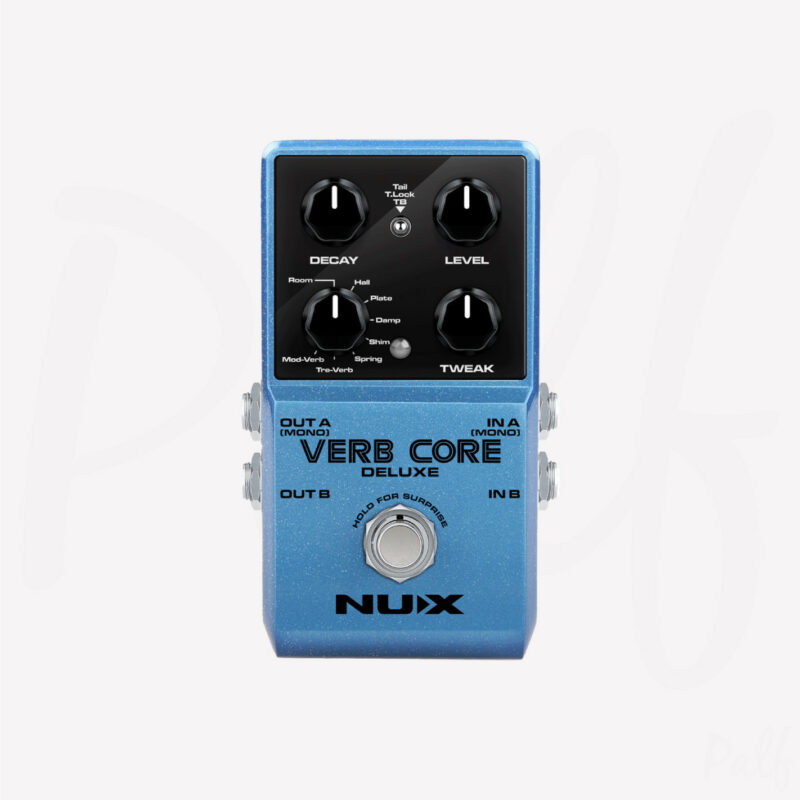 Nux Verbcore Dlx Pedale Reverb 8 Modes