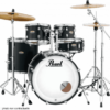 Pearl Decade Maple Rock 22 5 Futs Satin Slate Black Hardware Hwp 830 Inclus