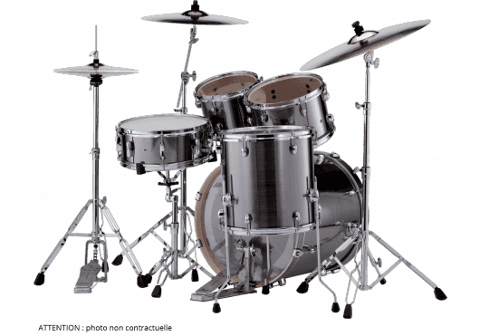 PEARL EXPORT FUSION 20 5 FUTS - SMOKEY CHROME-1