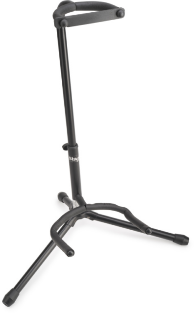 STAGG SG-A100BK STAND DE GUITARE AVEC TREPIED PLIABLE-1