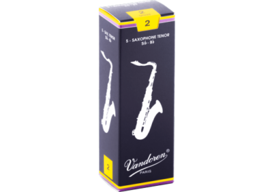 VANDOREN SR222 BOITE DE 5 ANCHES SAXOPHONE TENOR TRADITIONNELLES FORCE 2-1