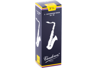 VANDOREN SR2235 BOITE DE 5 ANCHES SAXOPHONE TENOR TRADITIONNELLES FORCE 3,5-1