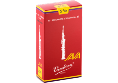 VANDOREN SR3025R ANCHES SAXOPHONE SOPRANO JAVA RED FORCE 2,5-1