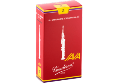 VANDOREN SR302R ANCHES SAXOPHONE SOPRANO JAVA RED FORCE 2-1