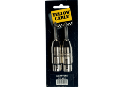 YELLOW CABLE AD13 ADAPTATEUR JACK MM/XLR F-1