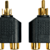 YELLOW CABLE AD14 CABLE Y.C RCA MALE /2 RCA FEM X2-1