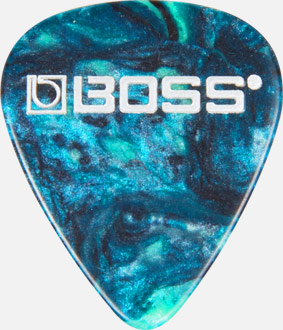 BOSS BPK-72-OH MEDIATOR HEAVY CELLULOID OCEAN TURQUOISE (L'UNITE)