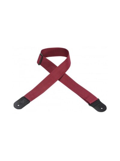 LEVY'S M8POLY-BRG SANGLE POLY 5CM BURGUNDY-1