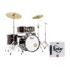 Pearl Roadshow Fusion 20 5 Futs Red Wine B 50 Et Pack Sabian