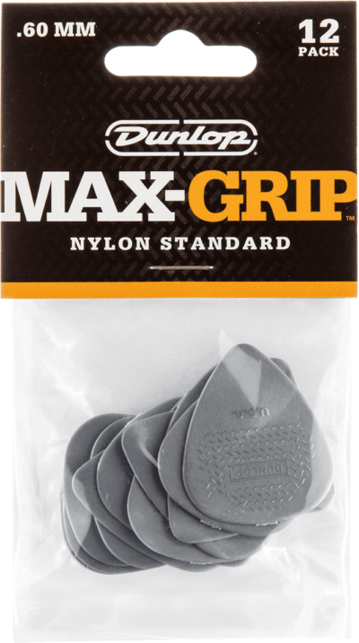 DUNLOP 449P60 MEDIATORS MAXGRIP NYLON 0,60MM PAR 12-3