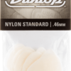 DUNLOP 44P46 PACK 12 MEDIATORS 0.46MM NYLON-4