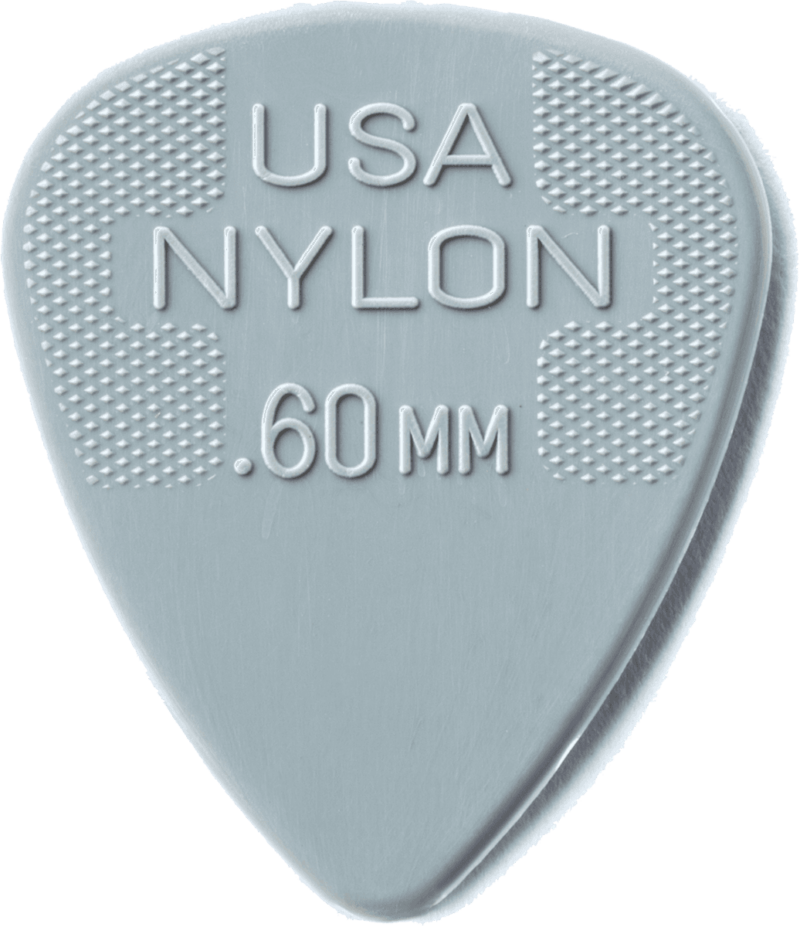 DUNLOP 44P60 PACK 12 MEDIATORS 0.60 MM NYLON-2