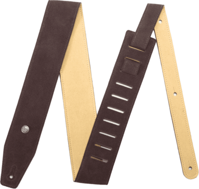 DUNLOP BMF-S02 SANGLE SUEDE MAHOGANY-1