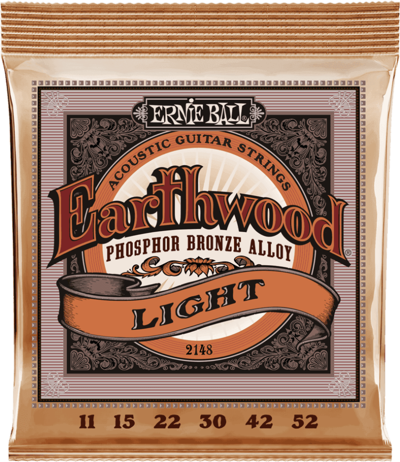 ERNIE BALL 2148 EARTHWOOD PHOSPHORE BRONZE 11/52-2