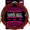 ERNIE BALL 6394 JACK GAINE TRESSEE 3M ROUGE ET NOIR-2