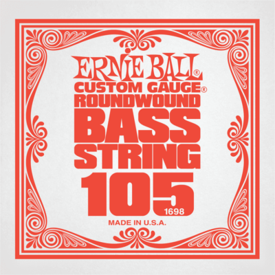 ERNIE BALL CUSTOM GAUGE ROUNDWOUND BASS STRING 105-1