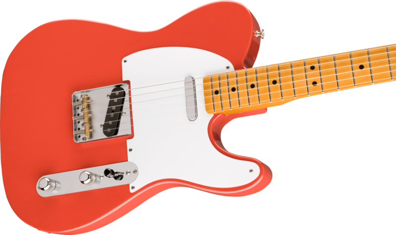 FENDER VINTERA 50S T MAPLE FINGERBOARD FIESTA RED-3