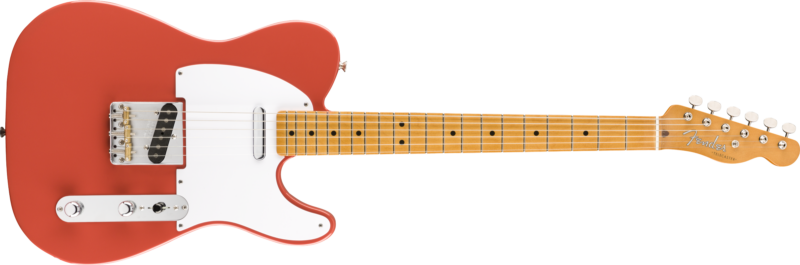 FENDER VINTERA 50S T MAPLE FINGERBOARD FIESTA RED-6