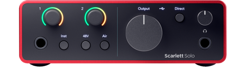 FOCUSRITE SCARLETT4-SOLO 4TH GEN - 2 IN / 2 OUT - USB-C-3