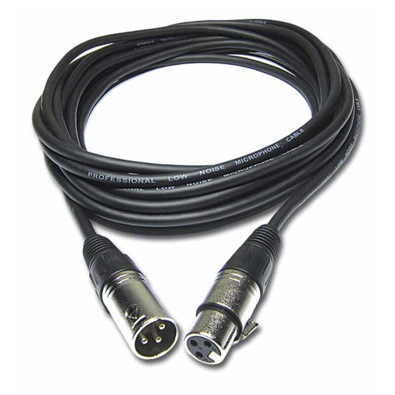 HILEC CM-XFXM-10 CABLE MICRO XLR FEMELLE / XLR MALE 10M + VELCRO