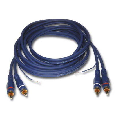 HILEC H7973 CABLE RCA/RCA MALE AVEC FIL DE MASSE 3M-1