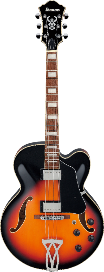 IBANEZ AF75-BS HOLLOW BODY BROWN SUNBURST-1