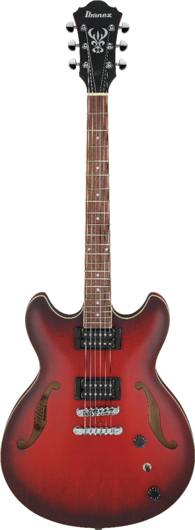 IBANEZ AS53-SRF HOLLOW BODY SUNBURST RED FLAT-1