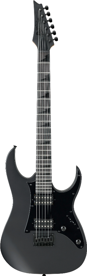 IBANEZ GRGR131EX-BKF BLACK FLAT-1