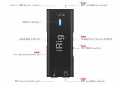 IK MULTIMEDIA IRIG HD2 GUITARE/BASSE POUR IOS, MAC ET PC-2