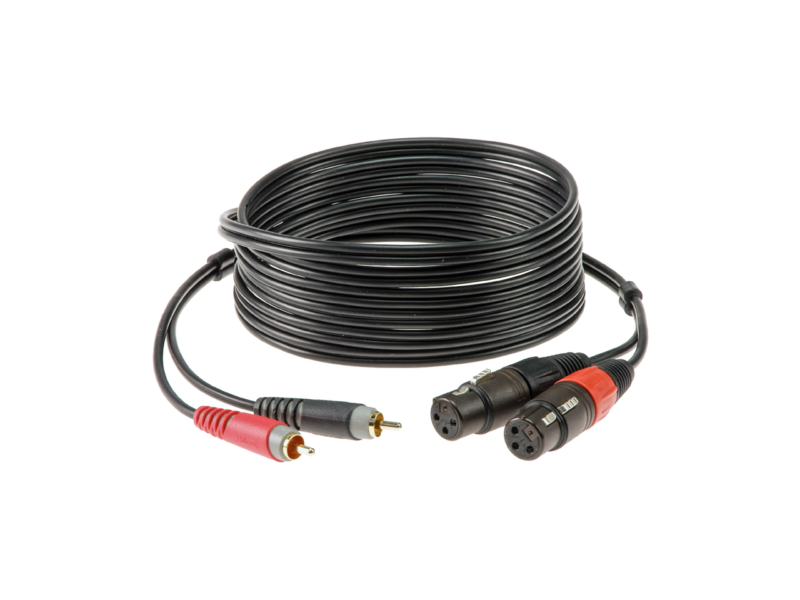 KLOTZ AT-CC0100 TWIN 2 RCA / 2 RCA DE 1M contact OR-2