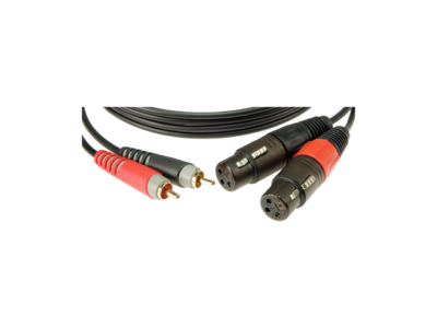 KLOTZ AT-CC0100 TWIN 2 RCA / 2 RCA DE 1M contact OR-1